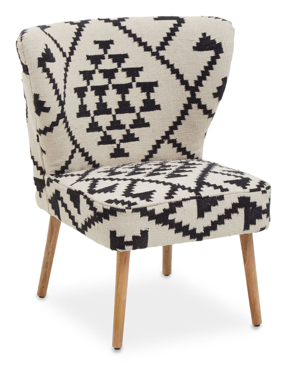 Cefena Berber Style Mango Wood Chair - Image 4