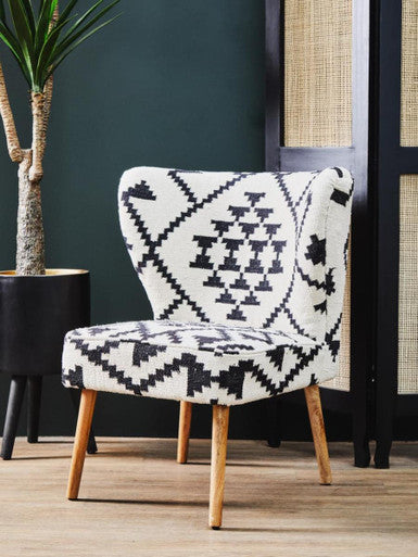Cefena Berber Style Mango Wood Chair - Image 3