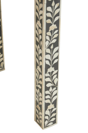 Fusion Bone Inlay Desk with 3 Drawers - Image 12