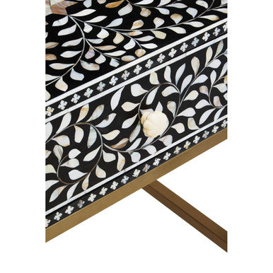 Fusion 1 Drawer Side Table with Bone Inlay - Image 12