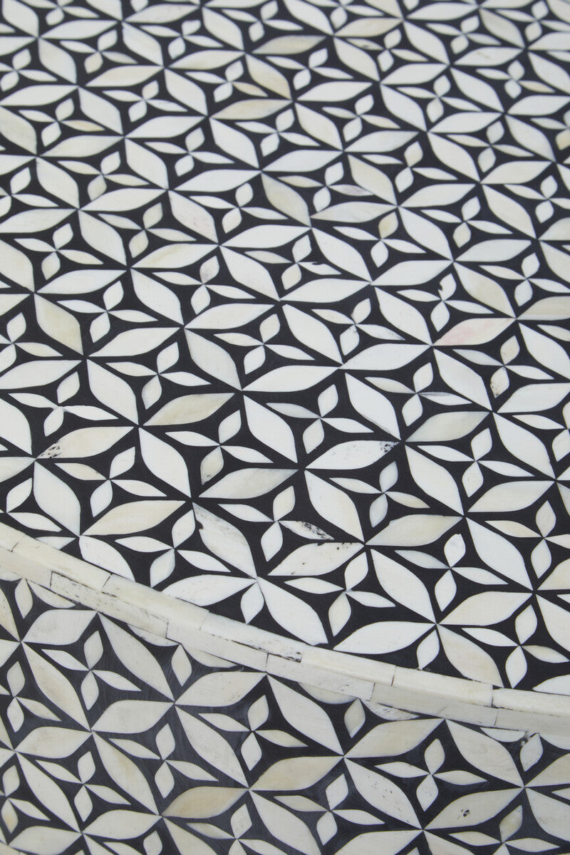 Fusion Round Coffee Table With Gold Base