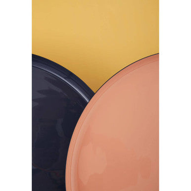 Amira Set of Three Gold and Black Tray Tables