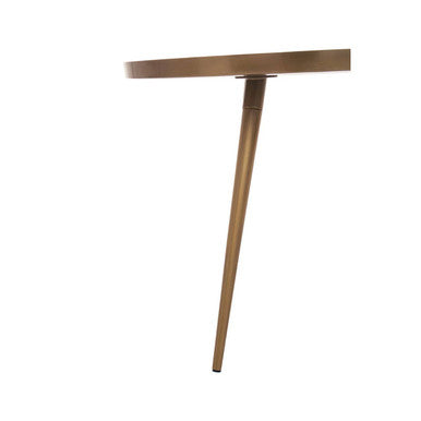 Amira Blue Enamel Nest of Two Tables