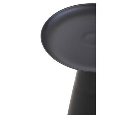 Pali Black Aluminium Round Side Table