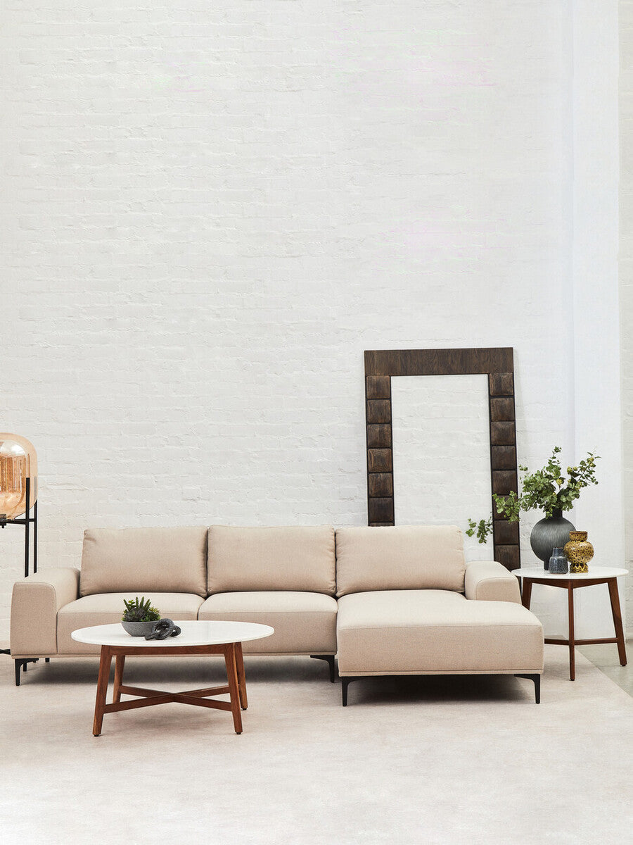 Myan White Marble Coffee Table