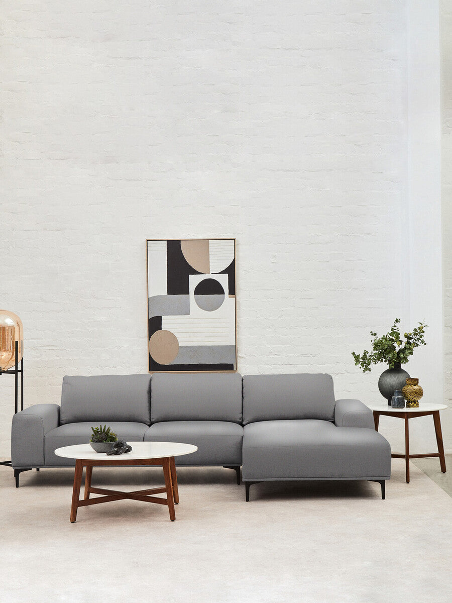 Myan White Marble Coffee Table