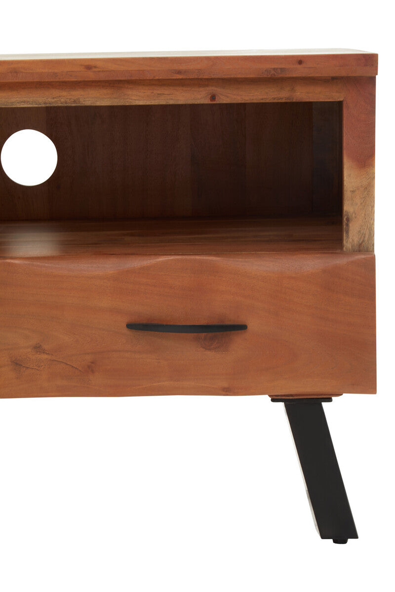 Nashik Three Drawer Acacia Wood Media Unit