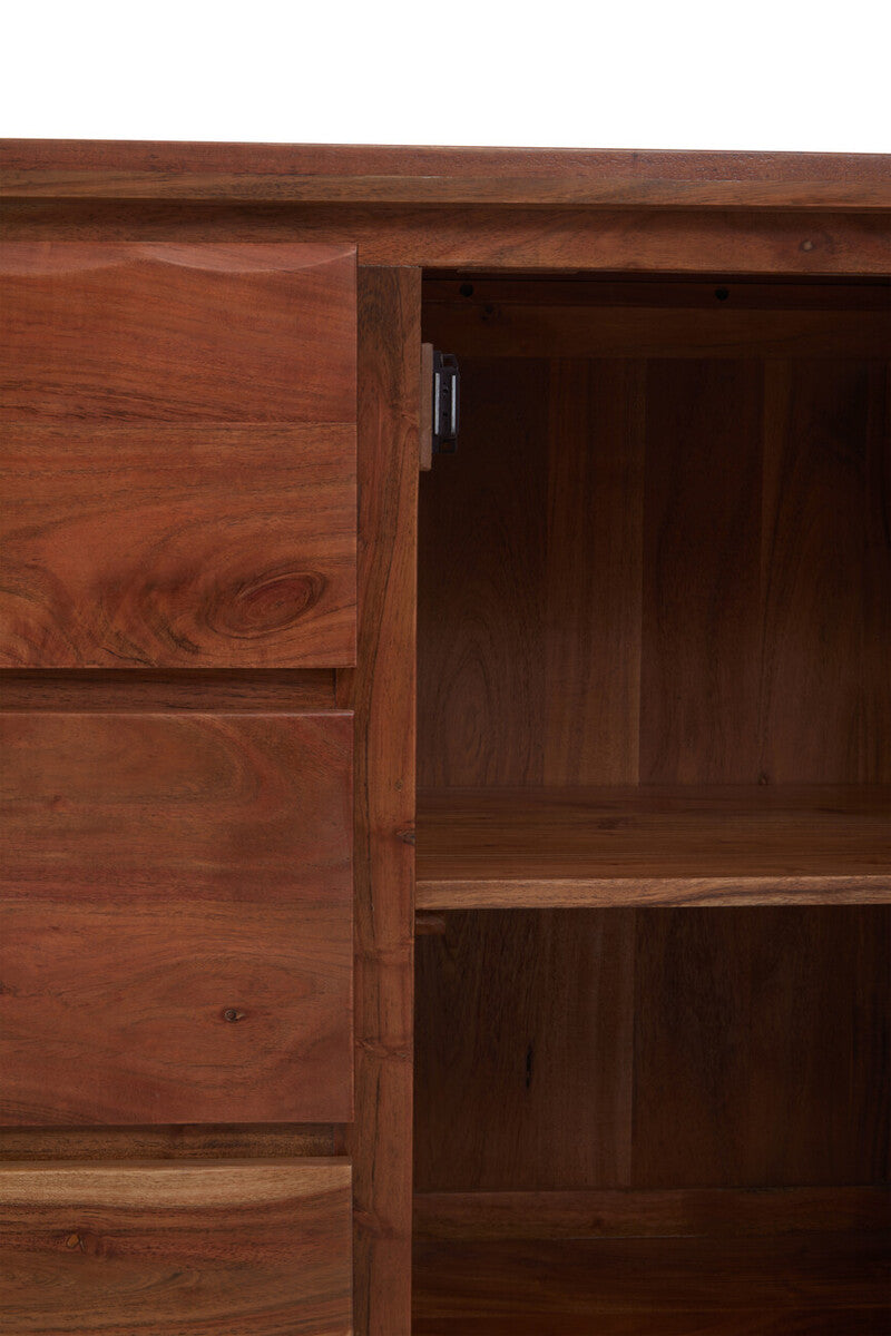 Nashik Large Acacia Wood Sideboard