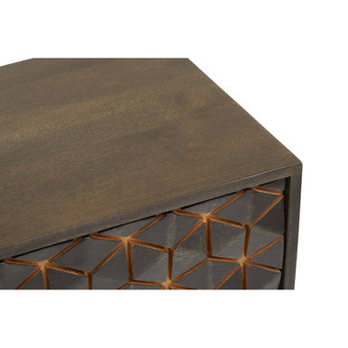 Patna Grey Mango Wood Console Table - Image 6