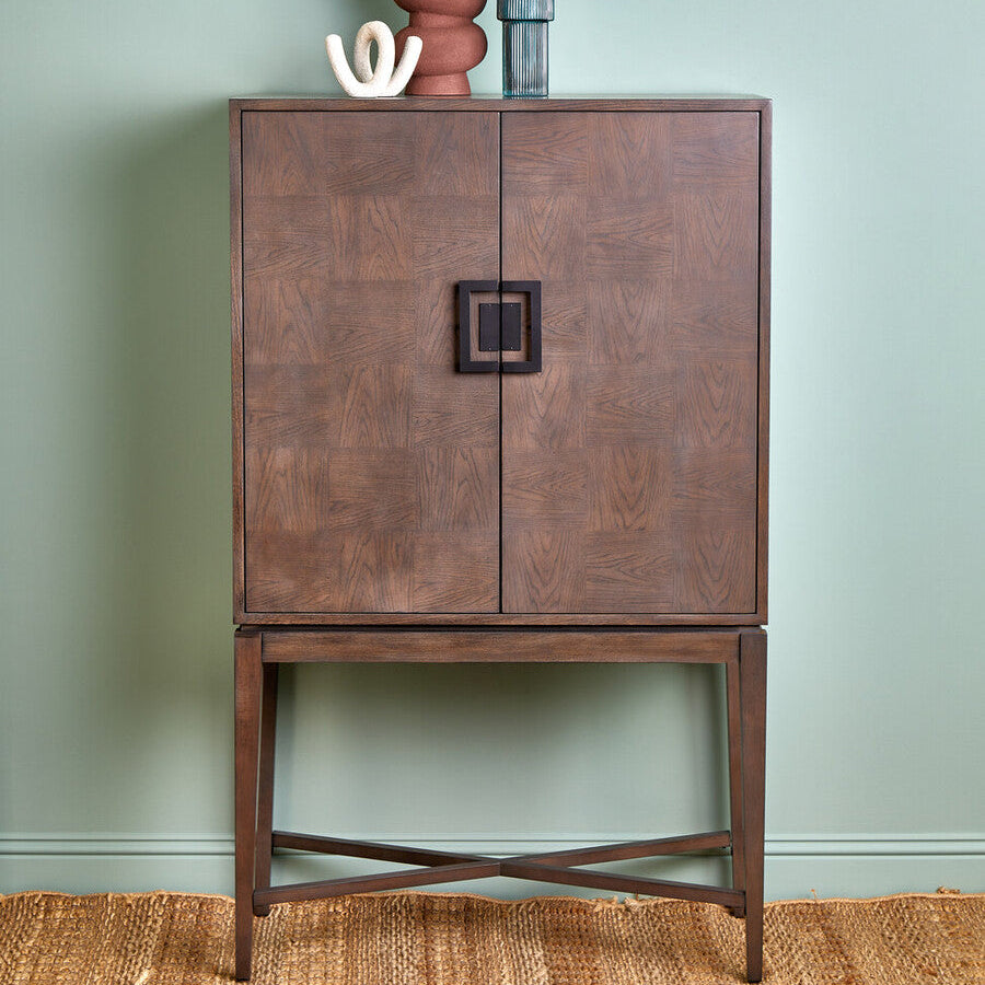 Dimaro Antique Grey Cabinet