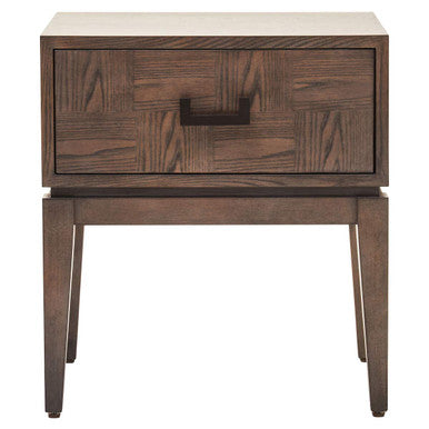 Dimaro Antique Grey One Drawer Side Table - Image 2