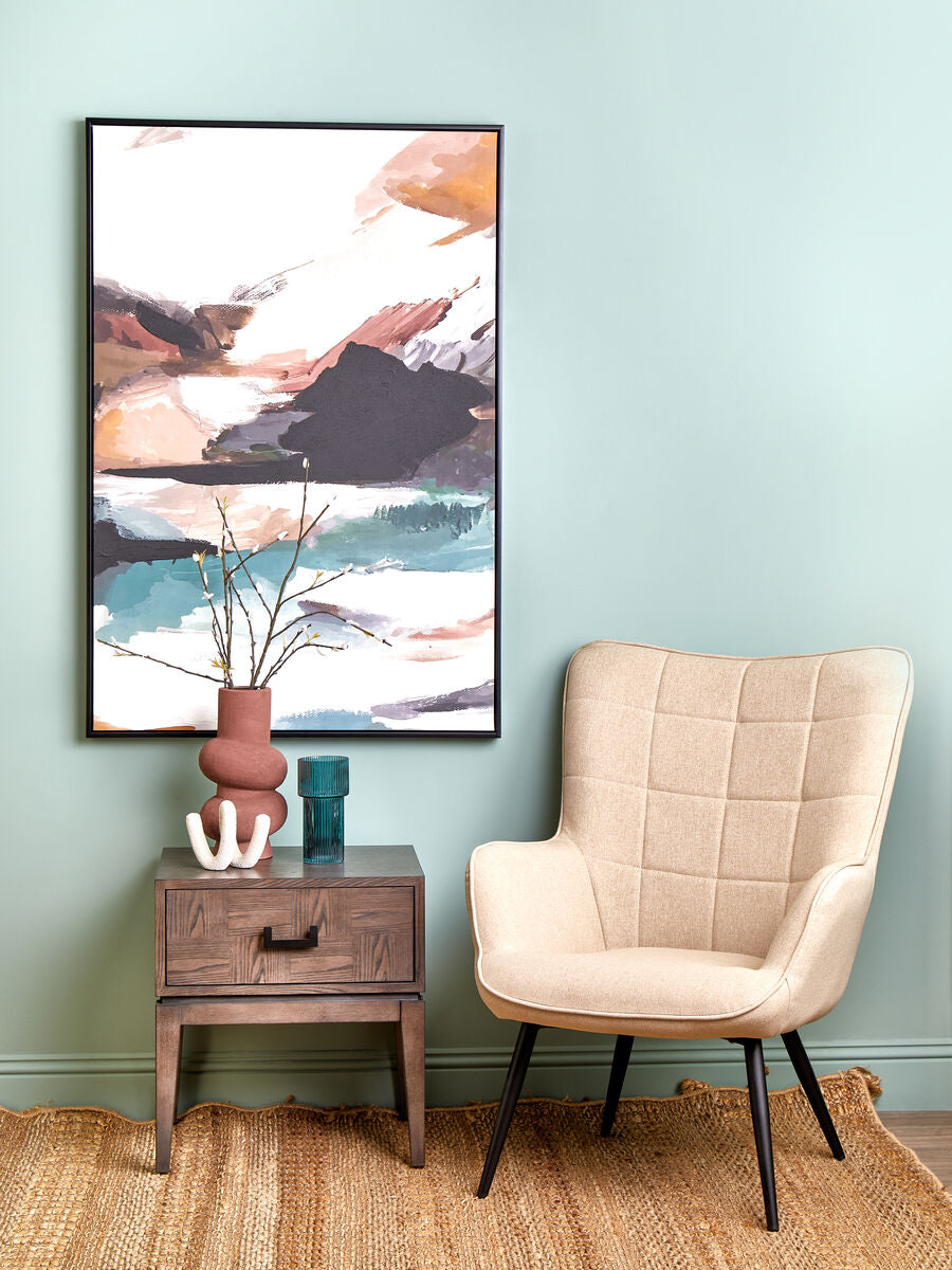 Dimaro Antique Grey One Drawer Side Table - Image 3