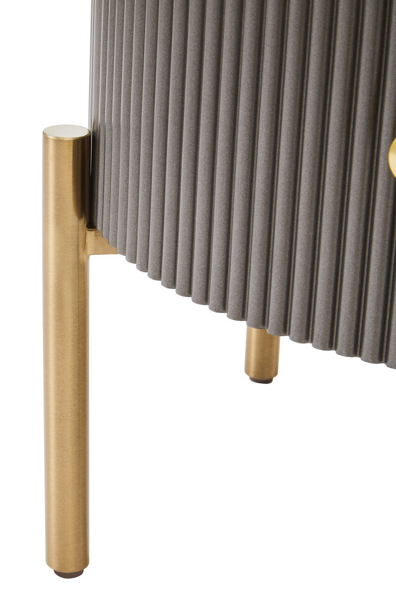 Dervio Two Drawer Marble Top Chest