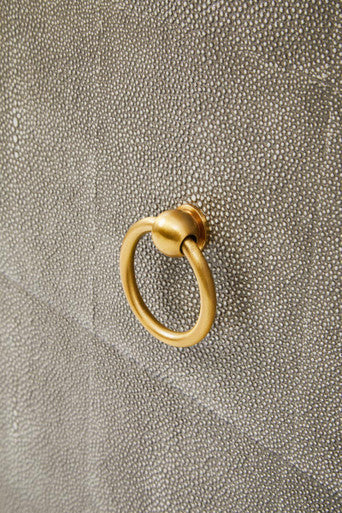 Deruta Grey Shagreen Effect Sideboard