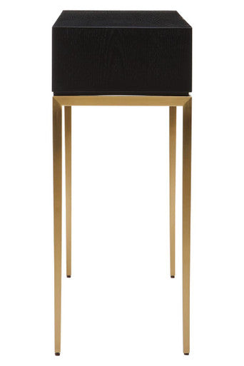 Deruta Shagreen Effect One Drawer Console Table - Image 5