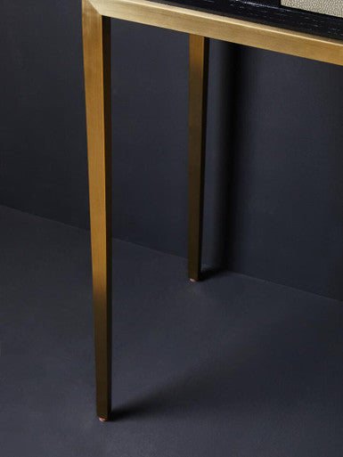 Deruta Shagreen Effect One Drawer Console Table - Image 9