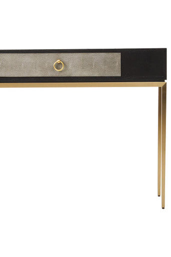 Deruta Shagreen Effect One Drawer Console Table - Image 11