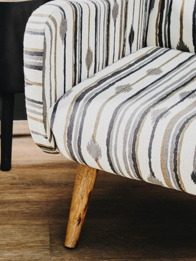 Cefena Armchair With Straight Arms