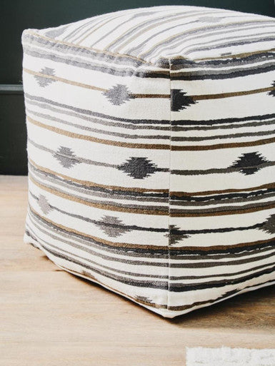 Cefena Square Pouffe