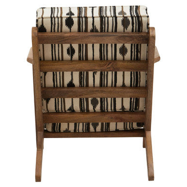 Cefena Armchair With Angular Arms