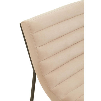 Vogue Ivory Velvet Lounge Chair - Image 9