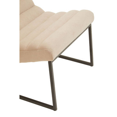 Vogue Ivory Velvet Lounge Chair - Image 10