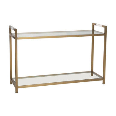 Vogue Matte Gold Console Table - Image 2