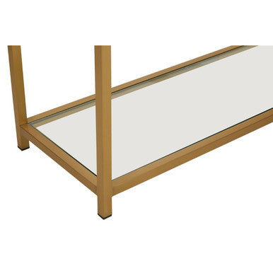 Vogue Matte Gold Console Table - Image 7