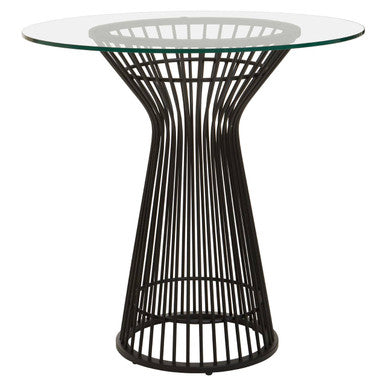 Vogue Round Matte Black Dining Table - Image 8