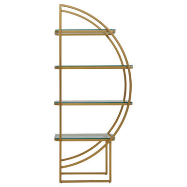 Vogue Right Half Moon Shelf Unit - Image 1
