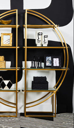 Vogue Right Half Moon Shelf Unit - Image 2