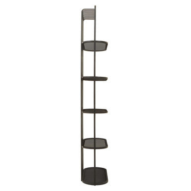 Vogue Five Tier Black Shelf Unit - Image 5