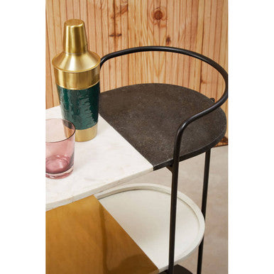 Corra 3 Tier Marble Trolley