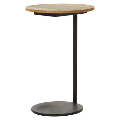 Corra Side Table With Round Wooden Top - Image 5