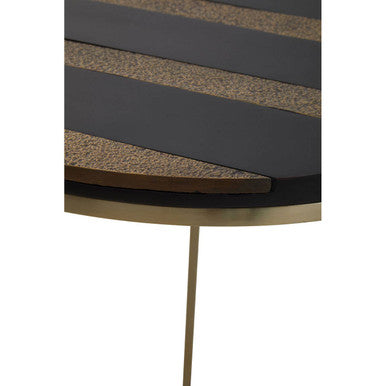 Aris Black And Gold Side Table - Image 5