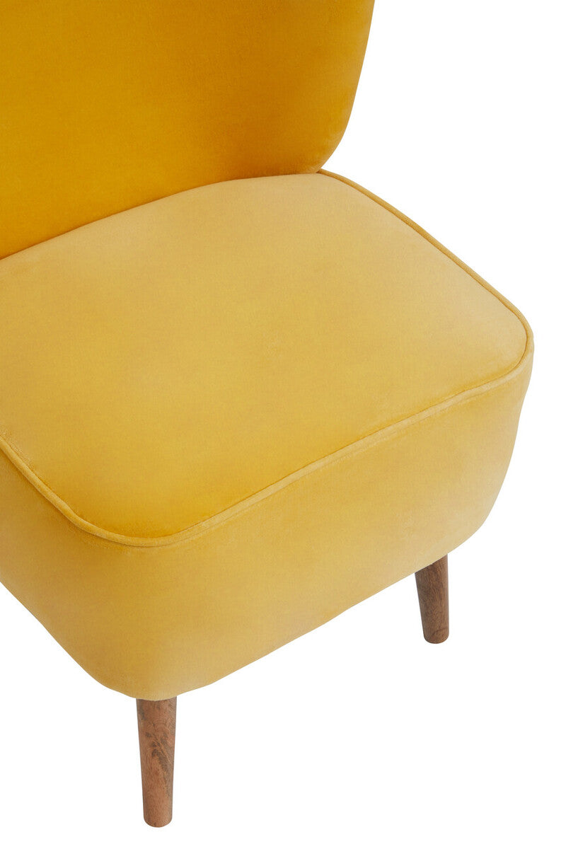 Cefena Yellow Print Chair