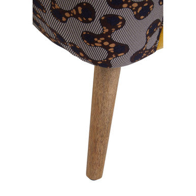 Cefena Yellow Print Chair