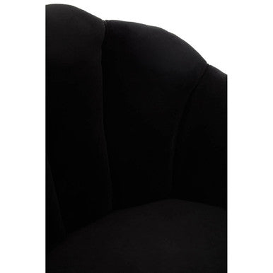 Cefena Peacock Design Scalloped Chair