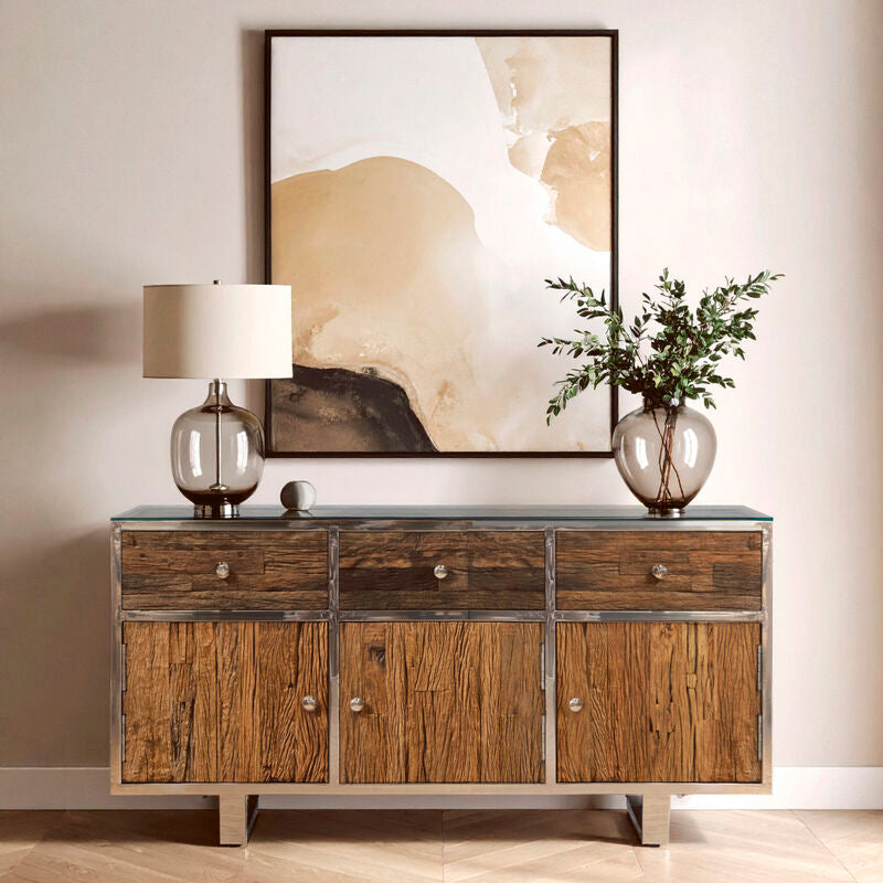 Kerala Natural Wood Sideboard