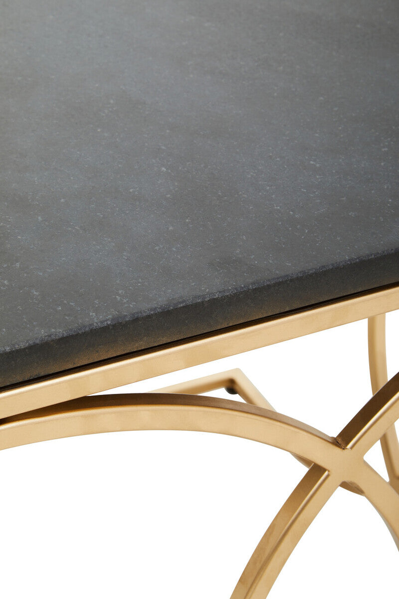 Kia Black Top Side Table
