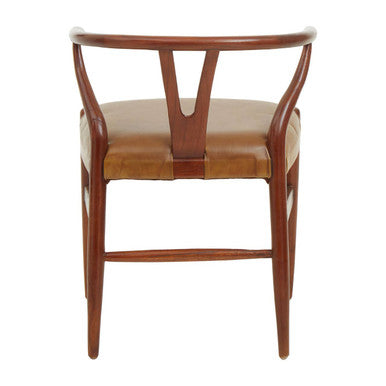 Kendari Cow Camel Leather Chair