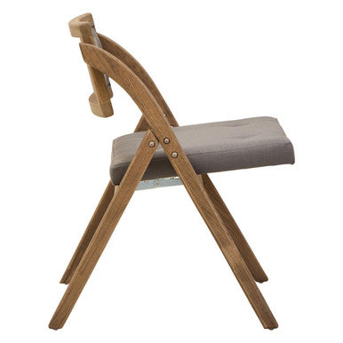 Cebu Grey Wash Elm Wood Folding Chair