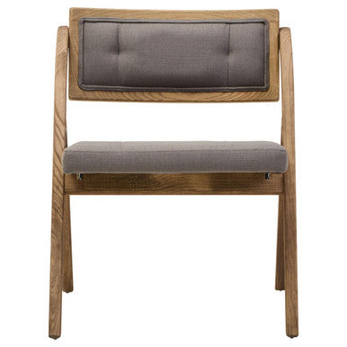 Cebu Grey Wash Elm Wood Folding Chair - Image 2