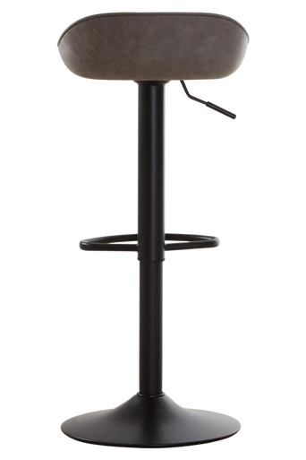 Dalston Set Of Two Ash Faux Leather Bar Stools