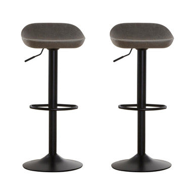 Dalston Set Of Two Ash Bar Stools
