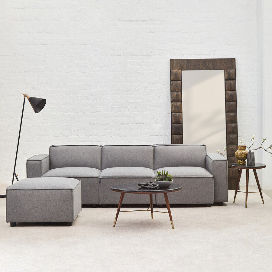 Grey Fabric Left Arm Modular Sofas, Toulouse - Image 2