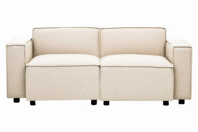 Toulouse Cream Fabric Left Arm Sofa