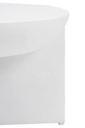 Walsa Whitewash Mango Wood Round Coffee Table