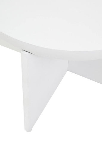 Walsa Whitewash Mango Wood Round Coffee Table