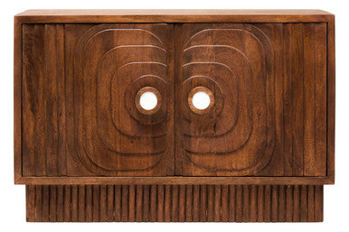 Sangar Two Door Mango Wood Carved Sideboard - Image 2